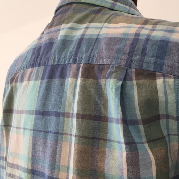 L.L.Bean button down plaid shirt size xs - Picture 5 of 16